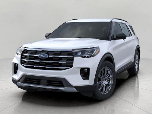 Star White Metallic Tri-Coat 2026 Ford Explorer Active