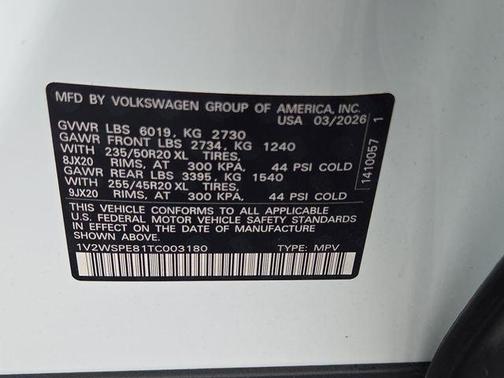 Opal White Pearl 2026 Volkswagen ID.4 Pro S
