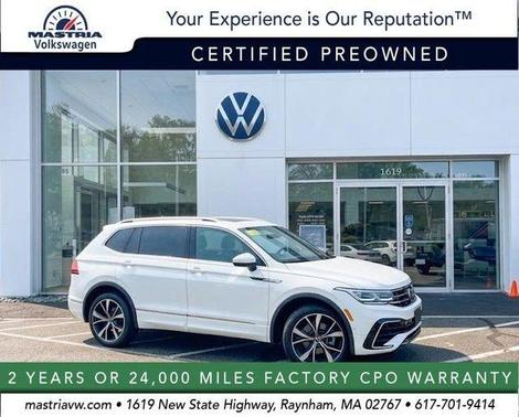 Oryx White Pearl Effect 2022 Volkswagen Tiguan 2.0T SEL R-Line