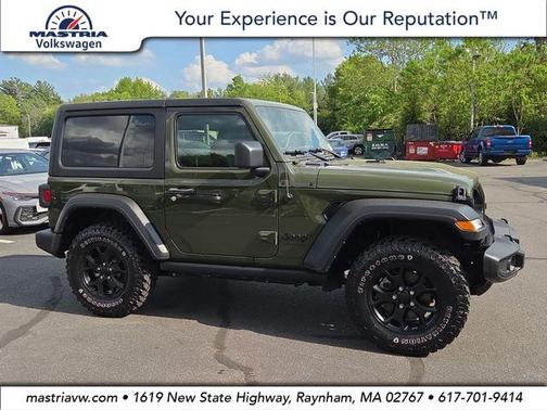 Sarge Green Clearcoat 2022 Jeep Wrangler Sport