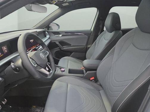 Opal White W/Deep Black Roof 2026 Volkswagen Tiguan 2.0T SE R-Line Black