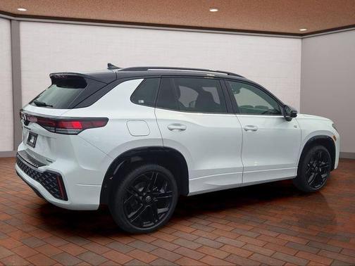 Opal White W/Deep Black Roof 2026 Volkswagen Tiguan 2.0T SE R-Line Black