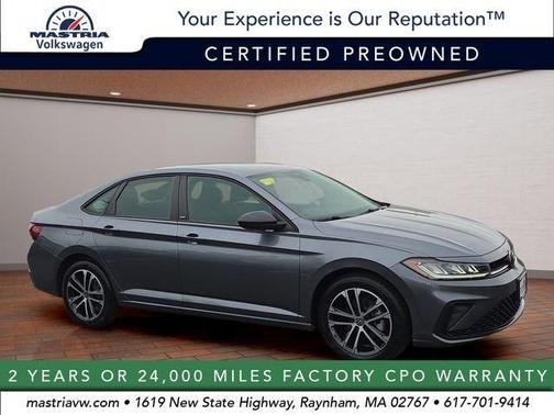 Platinum Gray Metallic 2025 Volkswagen Jetta 1.5T Sport