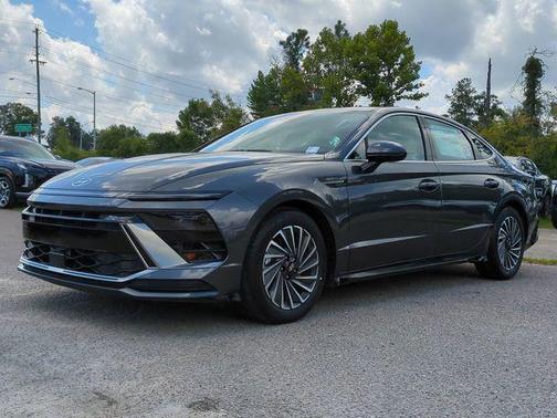 Portofino Gray 2025 Hyundai SONATA Hybrid SE