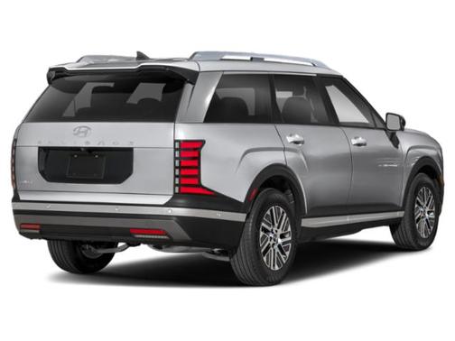 Typhoon Silver Metallic 2026 Hyundai Palisade Hybrid Blue SEL Premium 8P