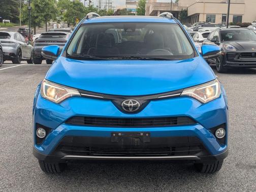 Blue 2018 Toyota RAV4 XLE