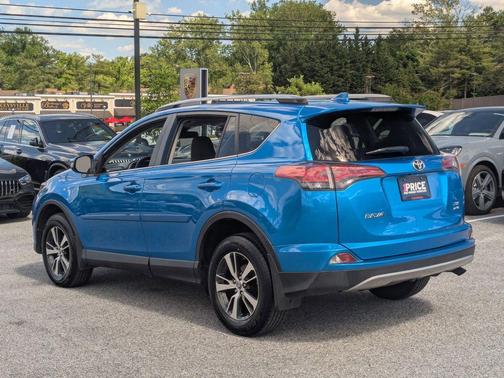 Blue 2018 Toyota RAV4 XLE