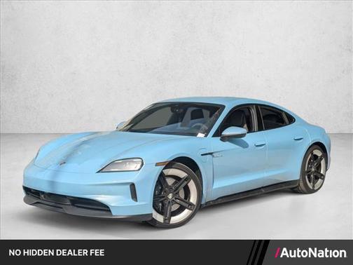 Frozen Blue Metallic 2025 Porsche Taycan RWD