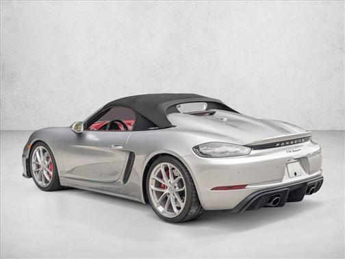 GT Silver Metallic 2021 Porsche 718 Spyder Roadster