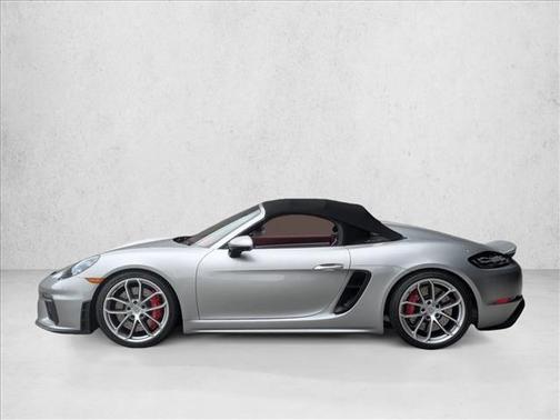 GT Silver Metallic 2021 Porsche 718 Spyder Roadster