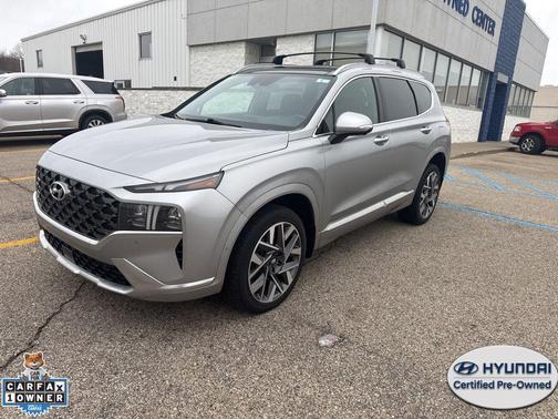 Shimmering Silver 2023 Hyundai SANTA FE Calligraphy