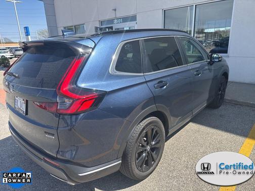 Canyon River Blue Metallic 2024 Honda CR-V Hybrid Sport Touring AWD