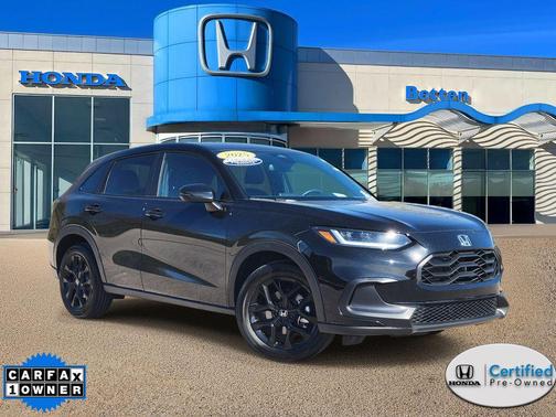 Crystal Black Pearl 2025 Honda HR-V AWD Sport