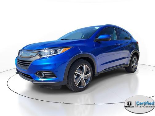Aegean Blue Metallic 2022 Honda HR-V EX