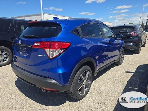 Aegean Blue Metallic 2022 Honda HR-V EX