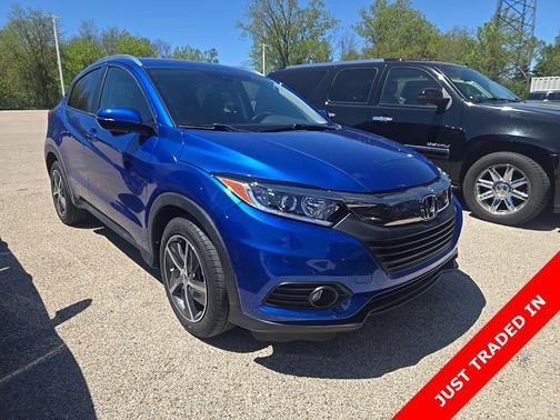 Aegean Blue Metallic 2022 Honda HR-V EX