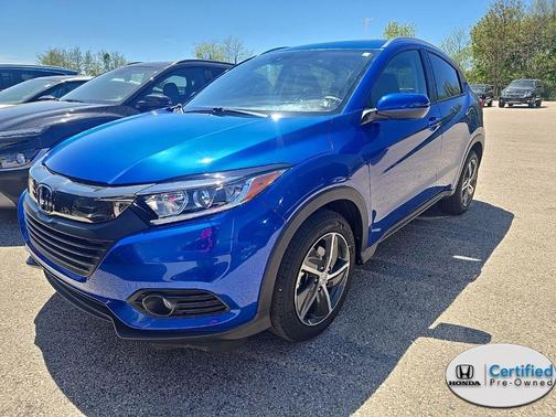 Aegean Blue Metallic 2022 Honda HR-V EX