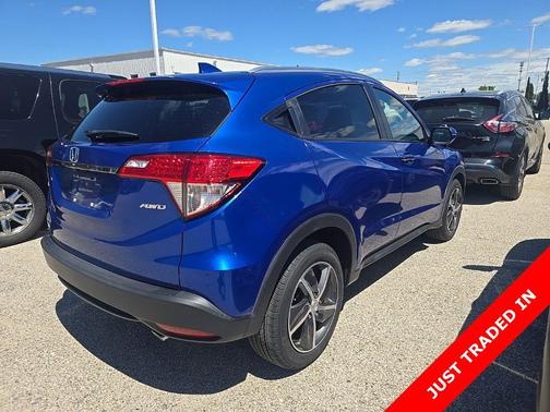 Aegean Blue Metallic 2022 Honda HR-V EX
