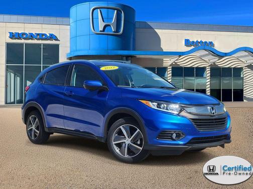Aegean Blue Metallic 2022 Honda HR-V EX