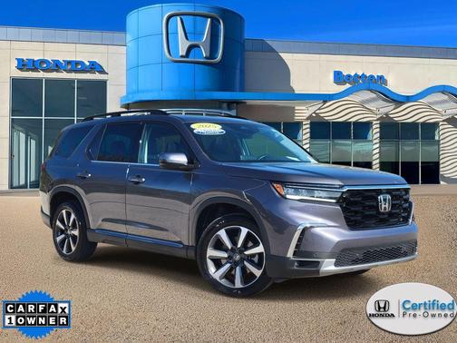 Modern Steel Metallic 2025 Honda Pilot Elite