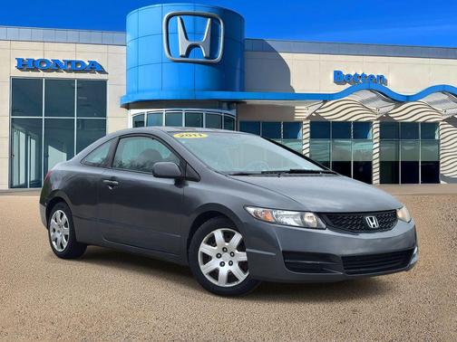 Urban Titanium Metallic 2011 Honda Civic LX
