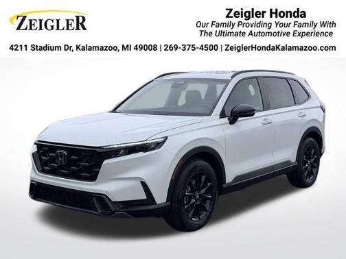 Platinum White Pearl 2026 Honda CR-V Hybrid Sport-L