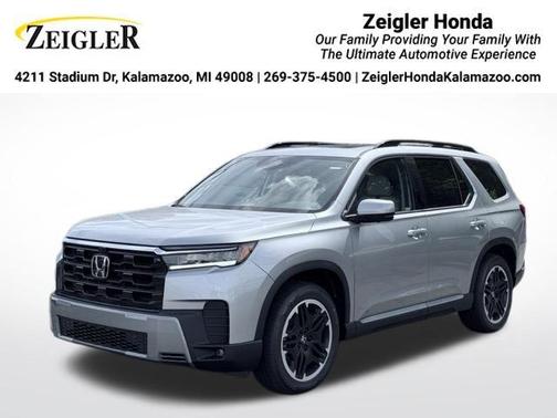 Solar Silver Metallic 2026 Honda Pilot Touring