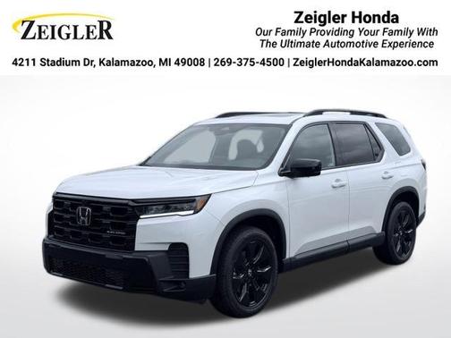 Platinum White Pearl 2026 Honda Pilot Black Edition