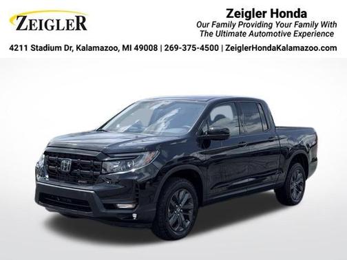 Crystal Black Pearl 2025 Honda Ridgeline Sport