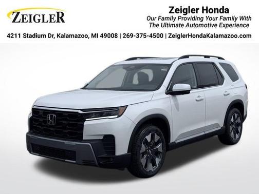 Platinum White Pearl 2026 Honda Pilot Elite