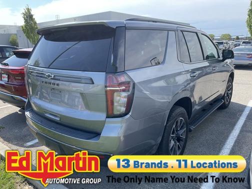 Satin Steel Metallic 2021 Chevrolet Tahoe 4WD Z71
