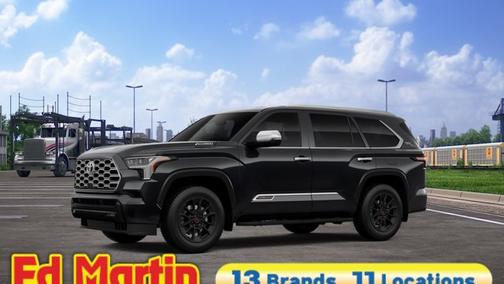 Midnight Black Metallic 2026 Toyota Sequoia 1794 Edition
