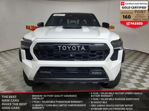 Ice Cap w/Black Roof 2024 Toyota Tacoma Hybrid TRD Pro