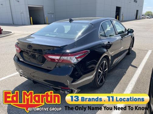 Midnight Black Metallic 2019 Toyota Camry XSE