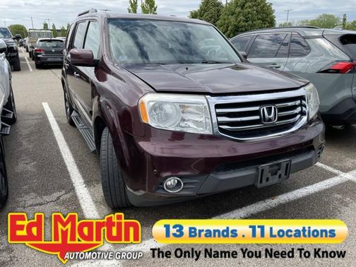 Burgundy 2013 Honda Pilot Touring