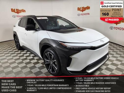 Wind Chill Pearl w/Black Roof 2024 Toyota bZ4X Limited