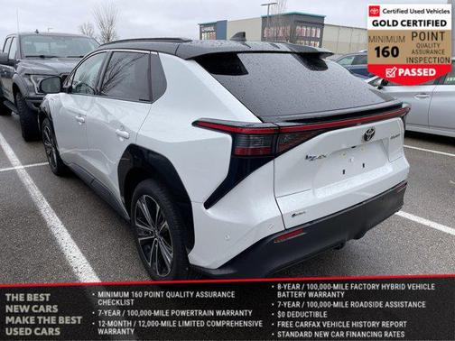 Wind Chill Pearl w/Black Roof 2024 Toyota bZ4X Limited