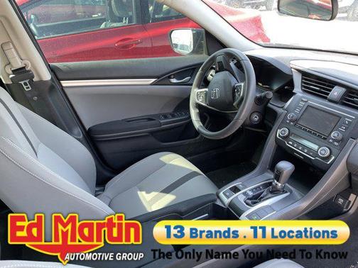 Modern Steel Metallic 2019 Honda Civic LX