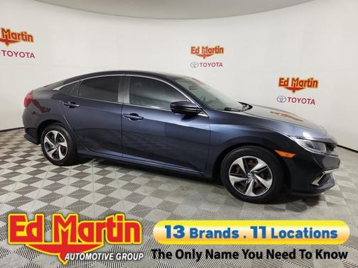 Modern Steel Metallic 2019 Honda Civic LX