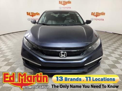 Modern Steel Metallic 2019 Honda Civic LX