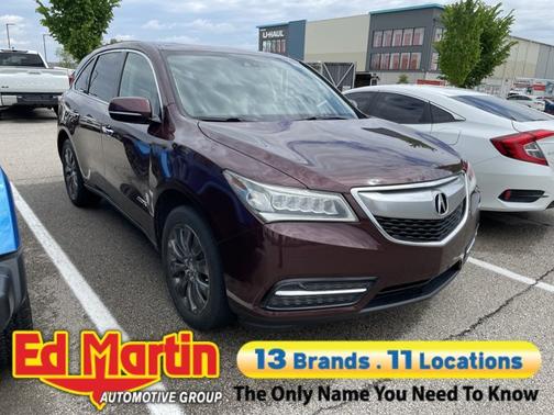 Dark Cherry Pearl 2015 Acura MDX 3.5L