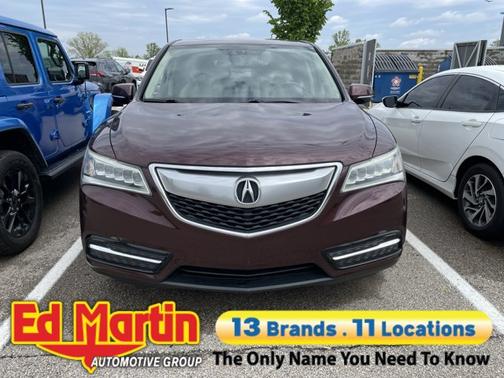 Dark Cherry Pearl 2015 Acura MDX 3.5L