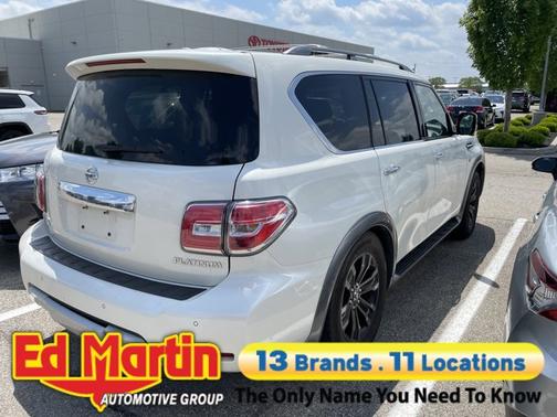 Pearl White 2017 Nissan Armada Platinum