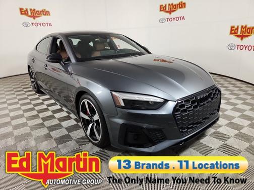 Daytona Gray Metallic 2022 Audi A5 Sportback 45 S Line Premium Plus