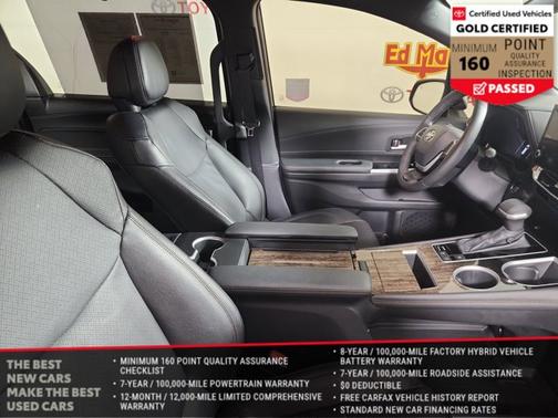 Magnetic Gray Metallic 2025 Toyota Sienna Platinum