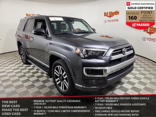 Magnetic Gray Metallic 2022 Toyota 4Runner Limited
