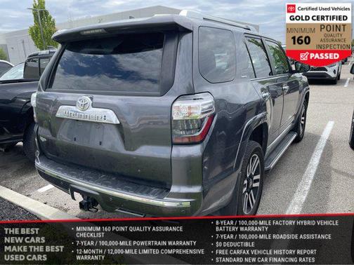Magnetic Gray Metallic 2022 Toyota 4Runner Limited