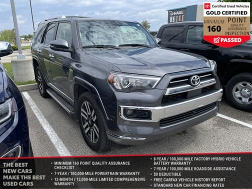 Magnetic Gray Metallic 2022 Toyota 4Runner Limited