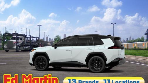 Wind Chill Pearl With Midnight Black Metallic Roof 2026 Toyota RAV4 SE