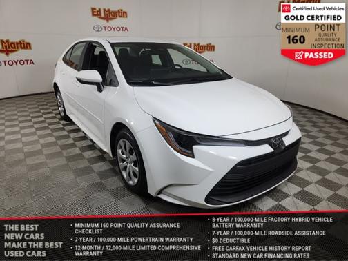 Ice Cap 2024 Toyota Corolla LE